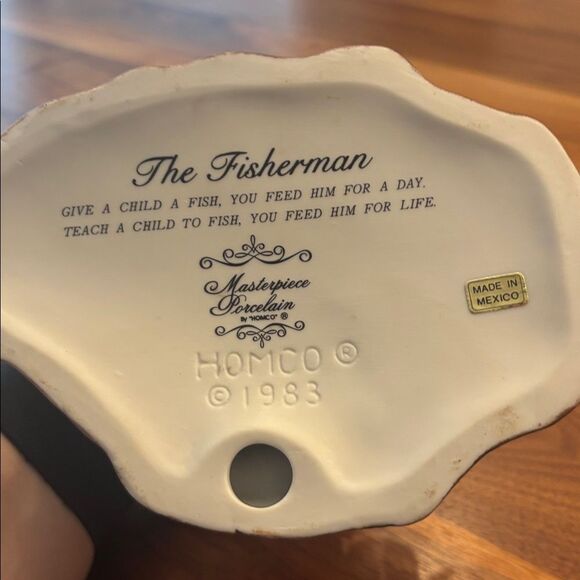 Homco Vintage 1983 The Fisherman Jesus with Children Masterpiece Porcelain - Picture 11 of 11